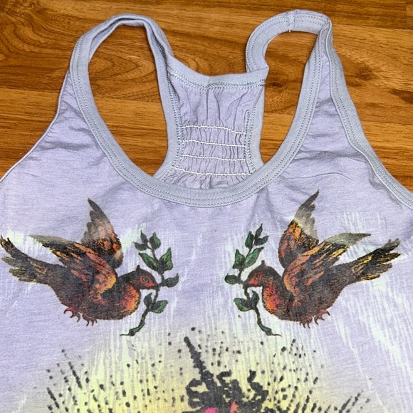 NWOT Butterfly Dropout Unicorn Tank Top - Picture 2 of 9